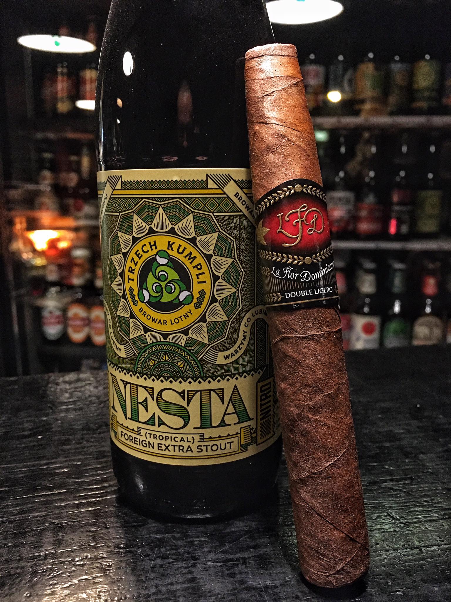 La Flor Dominicana Double Ligero Chisel Polski Aficionado