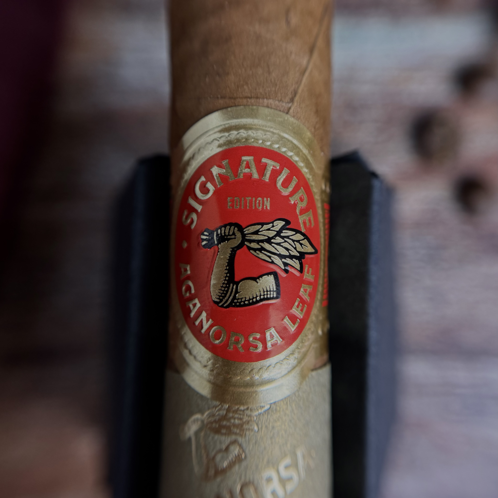 Cygaro Aganorsa Leaf Signature Selection Corojo Robusto Polski Aficionado